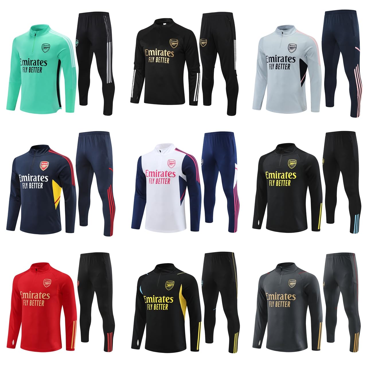 Amazon | アーセナル 長袖サッカーユニフォーム スポーツウェアセット